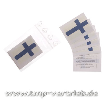 Finland fan tattoo 100pcs pack