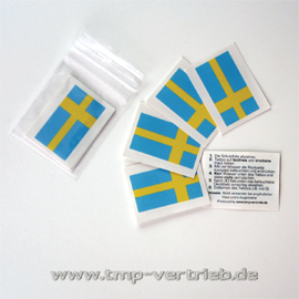 Schweden Fan Tattoo - Schweden Fahne