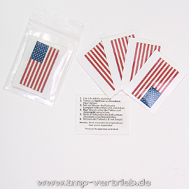 Amerika Fan Tattoo - Amerika Fan Fahne